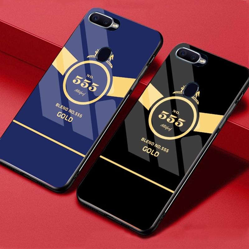 Ốp Lưng Điện Thoại OPPO A7, A5S, A12, F9 Lưng Kính Cường Lực, In Hình 3D, Thiết Kế Độc Quyền