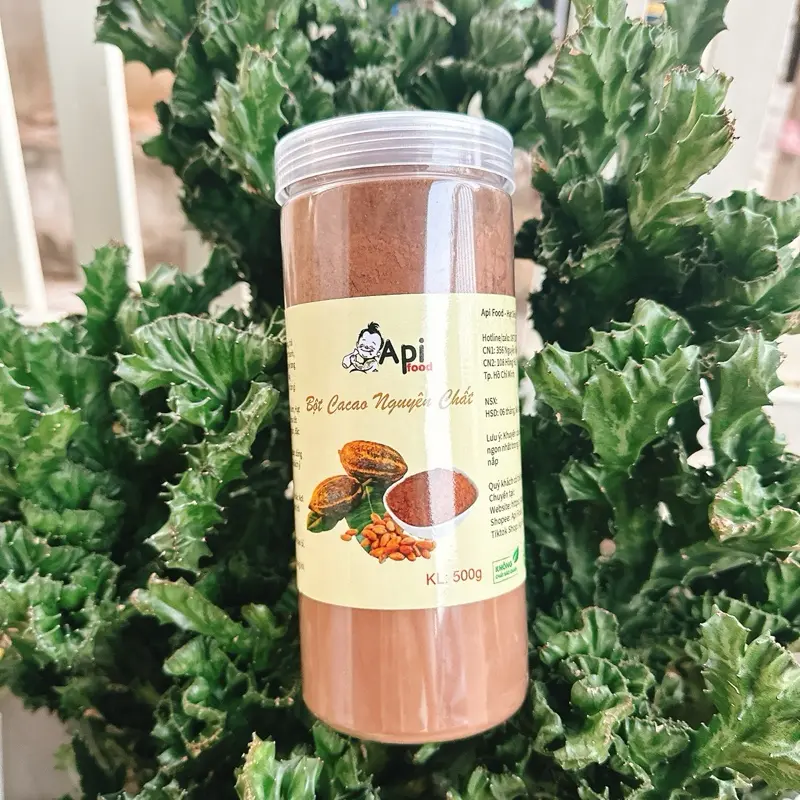 Bột Cacao Nguyên Chất Không Pha Bột Tây Nguyên - Ăn Vặt Api Food 5
