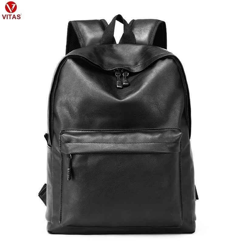 balo da pu thời trang phong cách V00291V Đeo Vai pu ba lô Backpack Nhung balo size 40