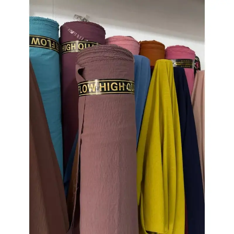 Kain crinkle airflow premium meteran harga persetengah mete rkain crinkle Cey meteran Tahan air 0