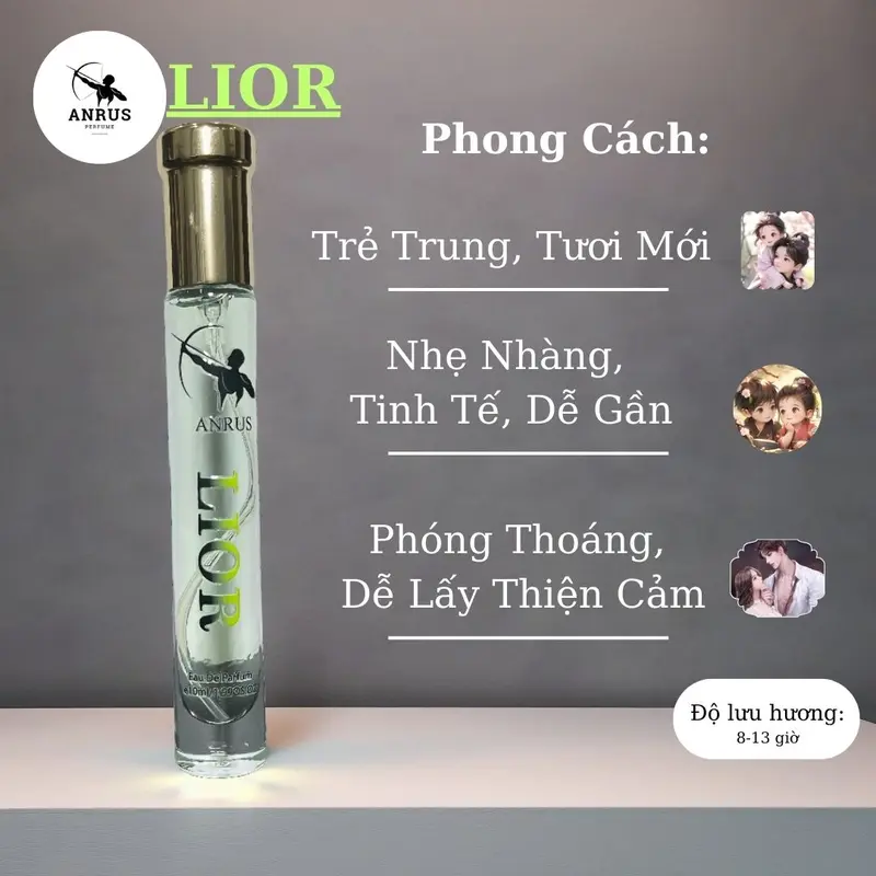Nước Hoa Unisex LIOR - ANRUS Perfume Chai 10ml 2