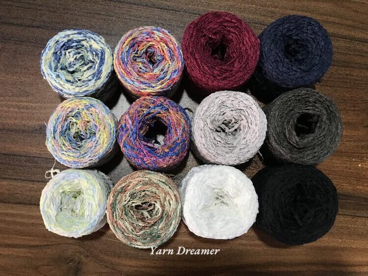 Product Introduction of 10 Style Yarns Gradient Yarn for Crochet Bundle Thick Yarn Crochet Thread Chunky Yarn Glitter Yarn Wool Yarn Knitting Yarn Multicolored Yarn Art 14