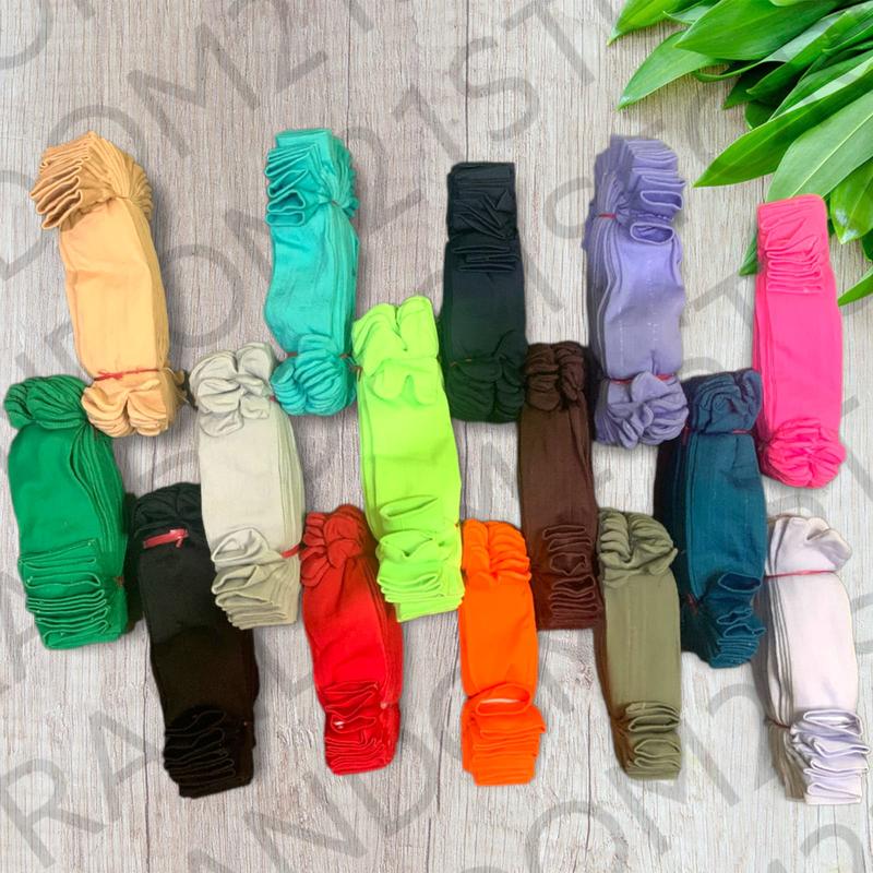 (GROSIR) KAOS KAKI MUSLIMAH POLOS Dewasa Panjang Wanita 0
