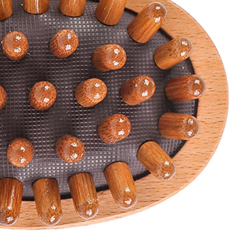 Product Introduction of Wooden Massage Body Brush Muscle Relaxation Body Massager Brush Tool Guasha Scraping Brush for Neck Thigh Legs Shoulder 1