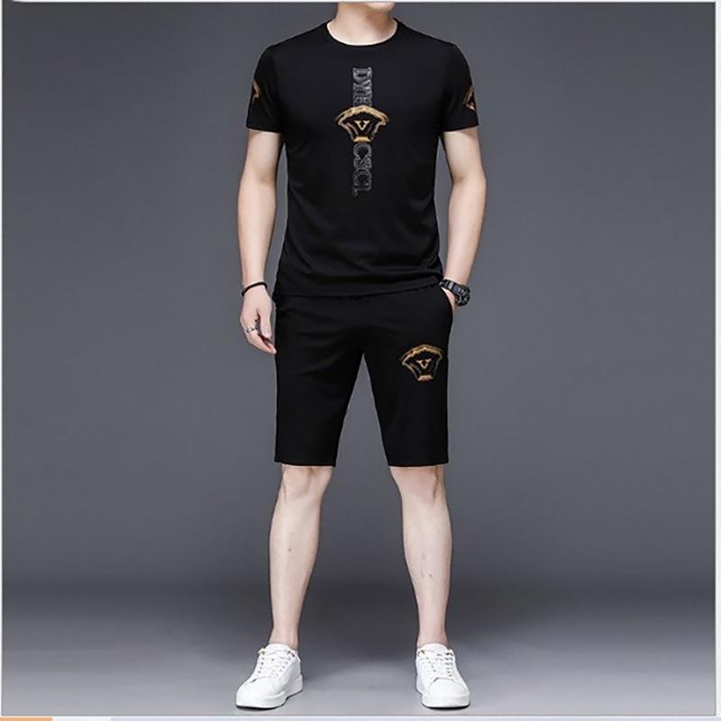 Bộ quần áo thể thao nam thun lạnh in hình Phong Cách Sport Top Tập Thể Dục