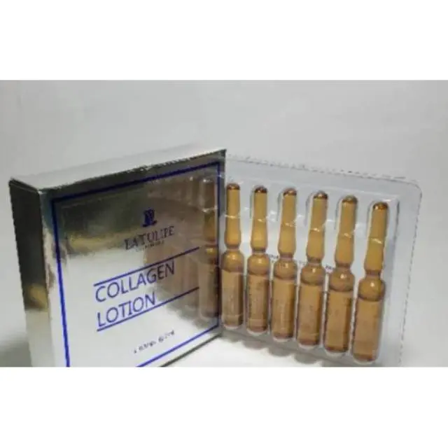 LATULIPE COLLAGEN LOTION ISI 6 AMPUL Anti Aging Ampoules Florasis Brightening Anti Acne Serum Original