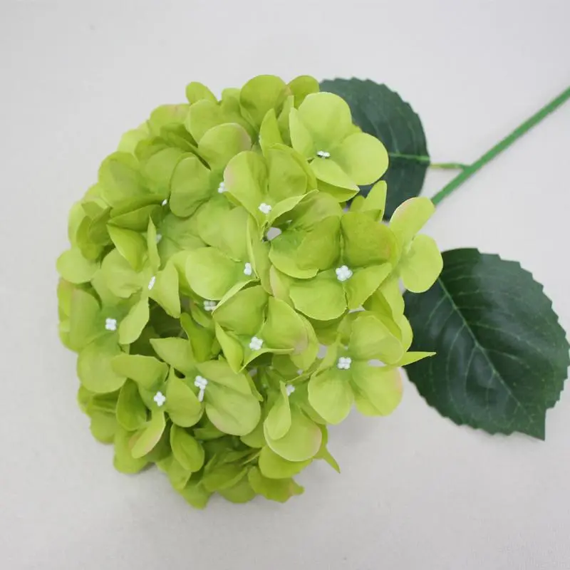 Artificial Hydrangea Flower, 4 Counts Faux Flower, Decorative Flower for Home Party Wedding Anniversary Festival 7