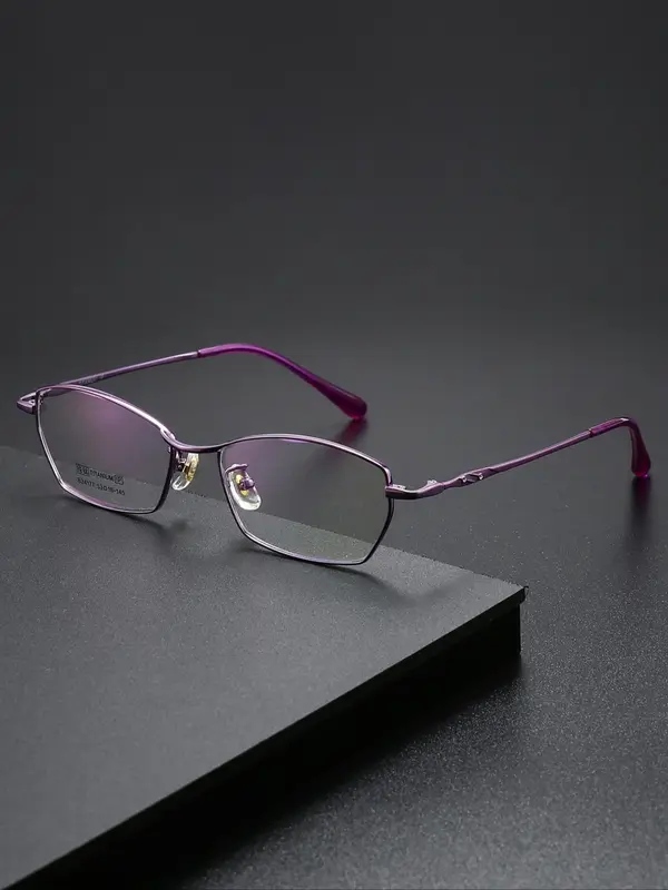 Unisex Simple Style Plain Color Eyeglasses Frames, Casual Trendy Eyeglasses Frames for Everyday Use, Fashion Accessories for Outdoor Activities 5