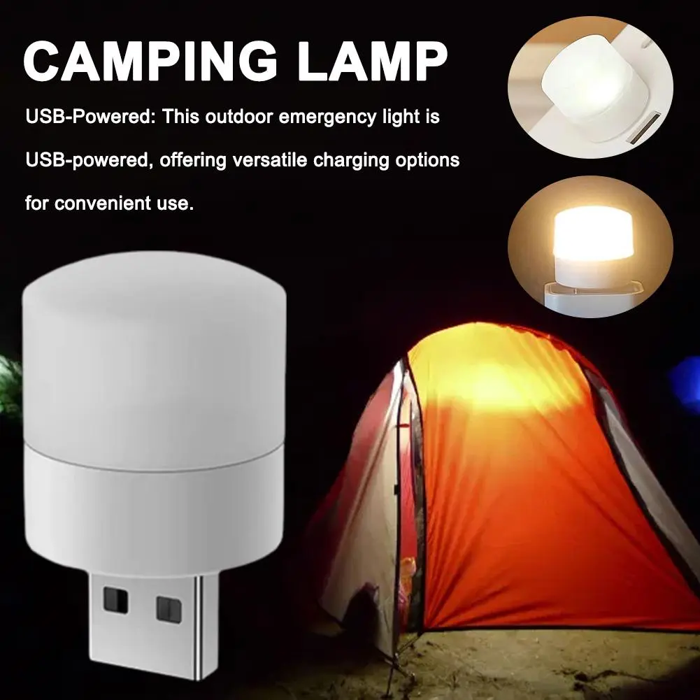 Chiếu sáng ngoài trời, an toàn và tiết kiệm năng lượng, chạy bằng USB 100mAh (không có pin)