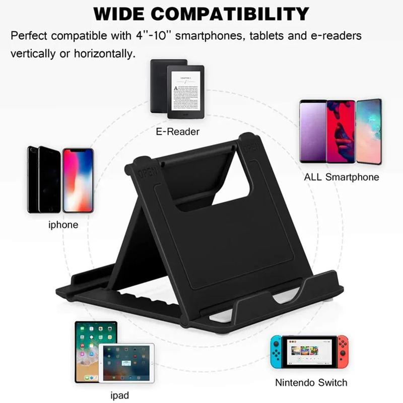 Foldable Tablet & Phone Holder, 1 Count Adjustable Desktop Tablet & Phone Stand, Lightweight Tablet & Phone Holder for Home Office, Tools And Gadgets 3
