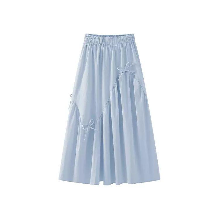Product Introduction of Váy Dài, Phong Cách Ngọt Ngào, Eo Co Giãn, Buộc Dây Thiết Kế Nơ, Cạp Cao, Bó Sát, Thanh Lịch, Váy Hoang Dã, Thích Hợp Cho Mùa Thu Và Mùa Đông, Năm Phát Hành 2024 1