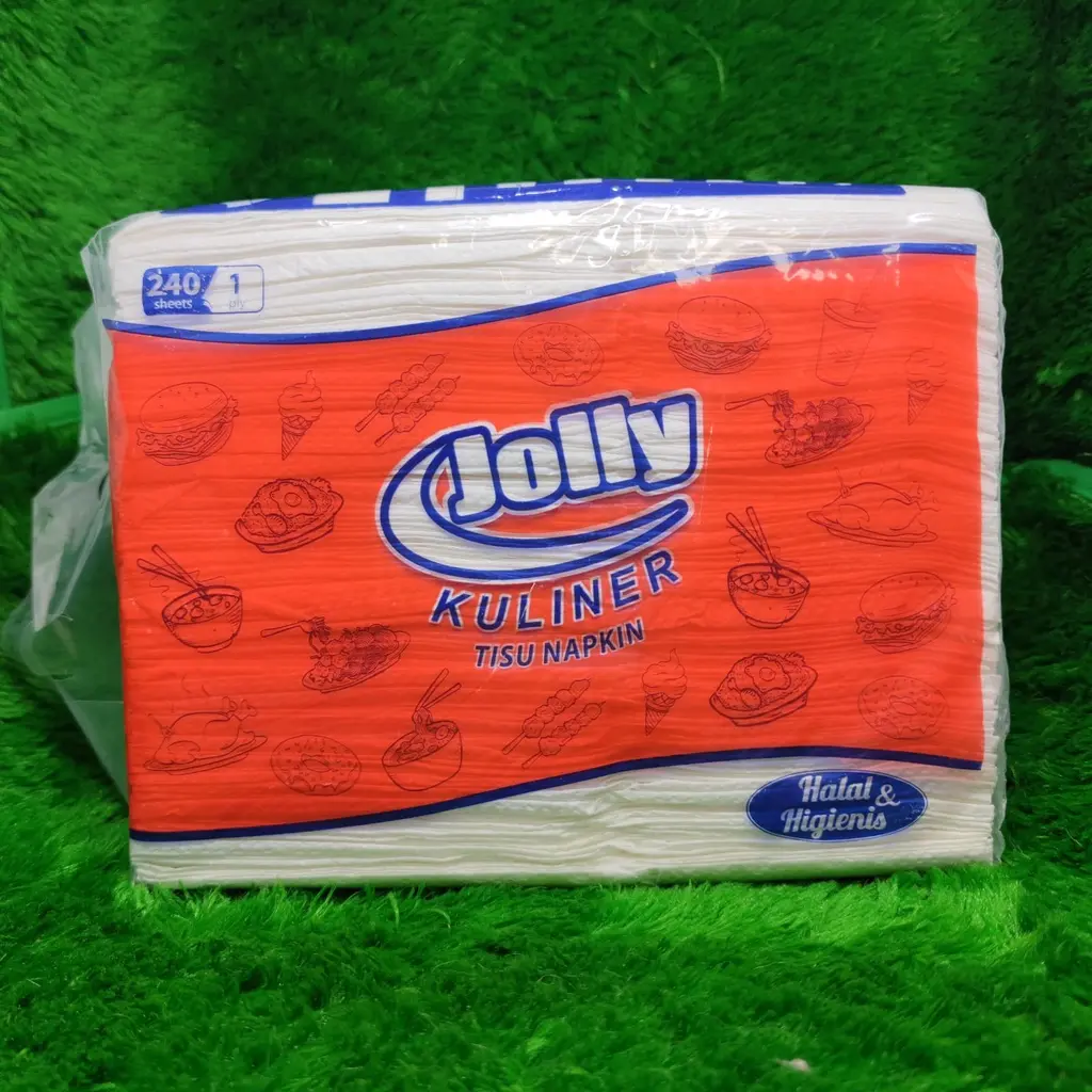 Tisu Tissue Jolly Napkin / Hand Towel / Dapur / Serap Minyak 240 Sheet 1 ply