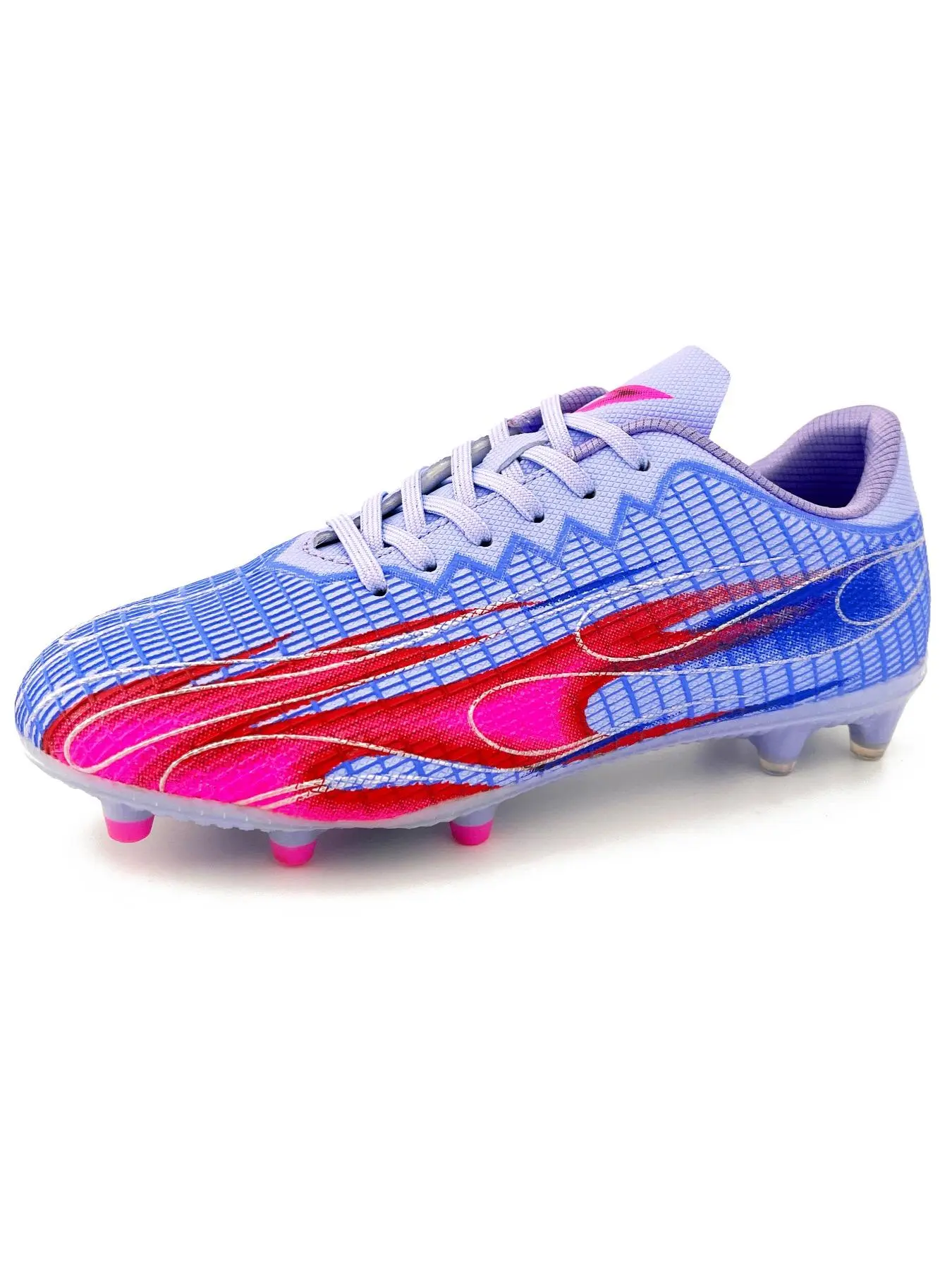 Unisex's Lace Up Soccer Shoes, Lightweight Breathable Football Shoes, Football Cleats for All Seasons