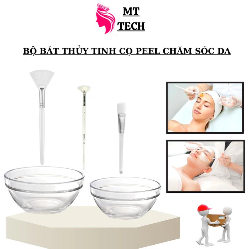 Chổi Cọ Silicon Bát Thủy Tinh Co Peel Da Chuyên Dùng Trộn Đắp Mặt Nạ Dùng Cho Cá Nhân Spa Tmv Làm thon mặt