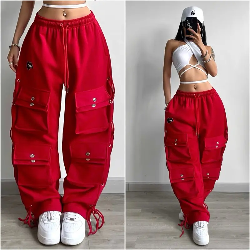 Quần Nỉ Bông Holly Pockets Joggers By Linda Dope Phong Cách Cá Tính