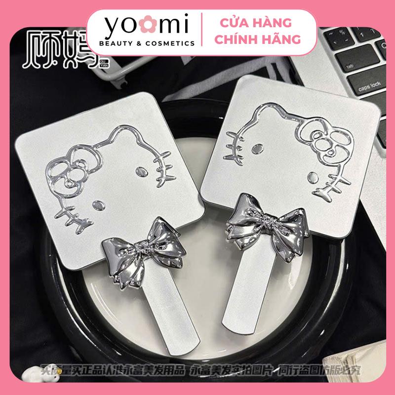  Gương Cầm Tay Hoạt Hình Kuromi  Hello Kitty Gương Cô Gái Hình Vuông Để Bàn Mỹ Phẩm Di Động Kawaii Gương Trang Điểm Cô Gái Làm Qùa Tặng YOOMI Cosmetics 