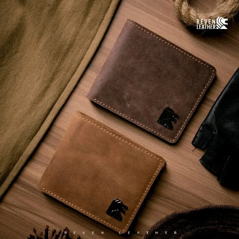 Dompet Lipat Pria REVELONIA ARJUNA wallet 100% Kulit Sapi asli Dompet Pria 0
