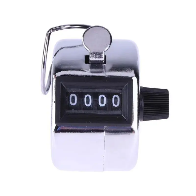 Máy đếm sản lượng cầm tay, để bàn 4 số cơ học đếm số lượng, kiện, sản phẩm ngành may 1