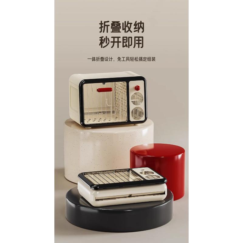 Product Introduction of Household Bottle Storage Cabinet Baby Tableware Storage Box Food Supplement Tool Dust-proof Drain Cabinet Put Dishes And Chopsticks Shelf 16