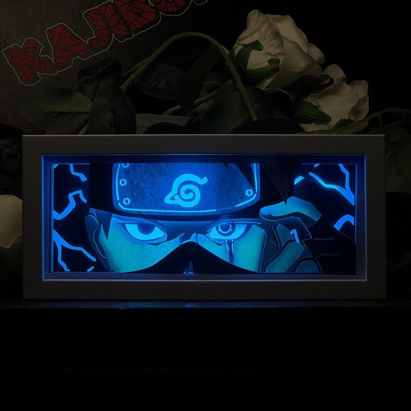 [NARUTO] Hộp Đèn Anime 3D Led, Có Thể Điều Chỉnh, Trang Trí Bàn Học, Góc Làm Việc 6
