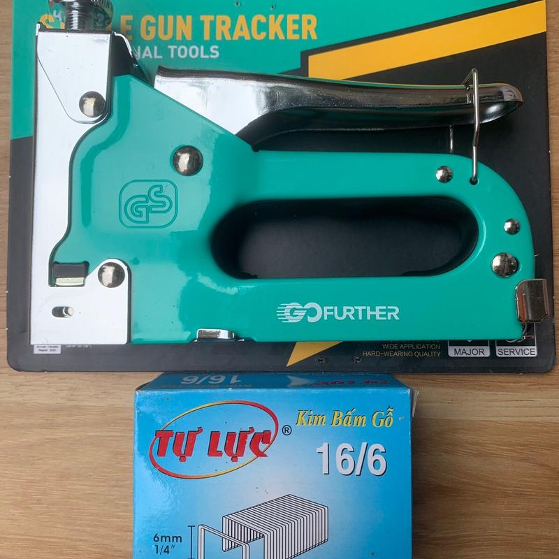  Dụng Cụ Bấm Ghim Gỗ 4-8mm Go Further Máy Bấm Ghim Gỗ Tặng 1 Hộp Ghim Tự Lực 