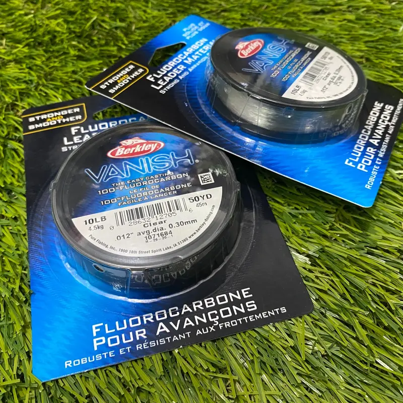 SENAR PANCING LEADER BERKLEY VANISH VLM 100% FLUOROCARBON VARIAN SIZE 0