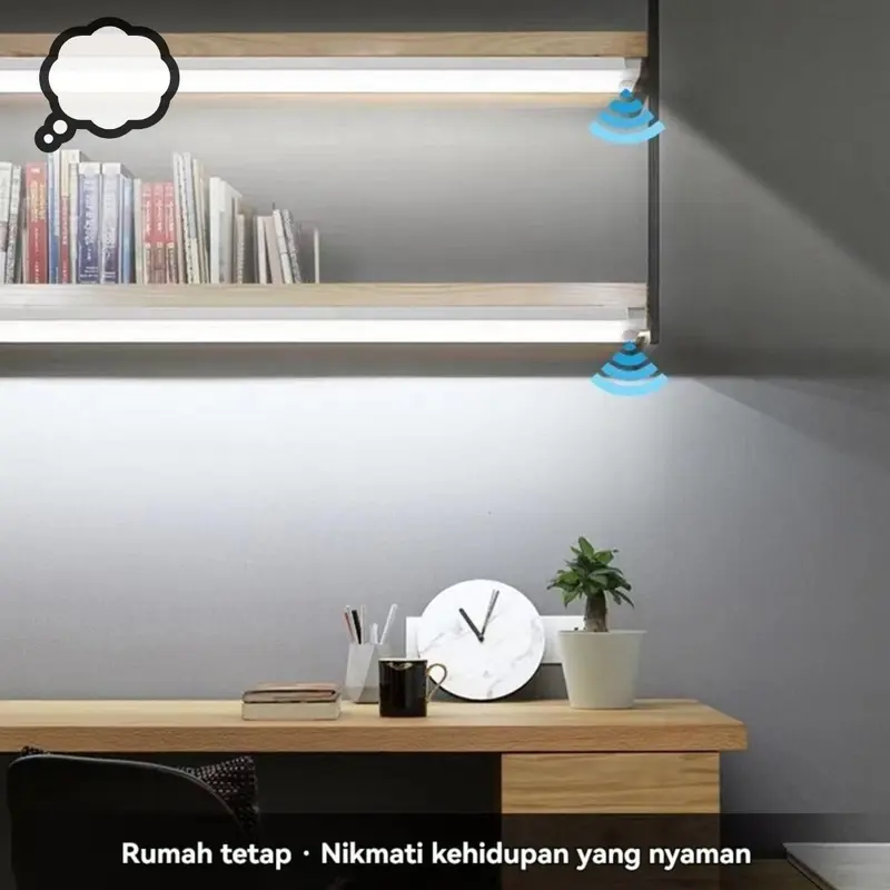 Magnetic Motion Sensor Long LED Stick Lamp - Multifunctional Button, Sleep Light. 4