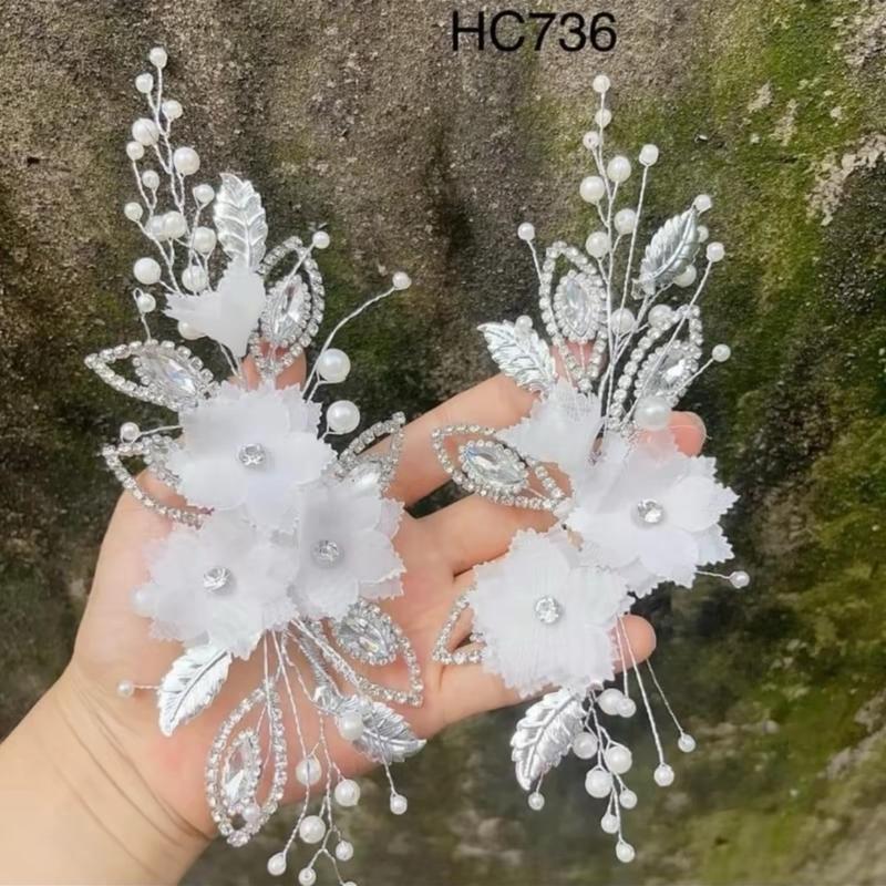 Cài tóc cô dâu sang trọng lấp lánh 2