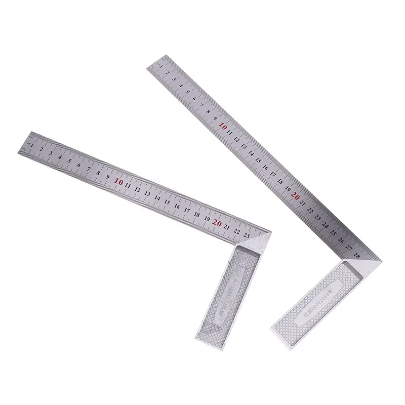 Thước Vuông, Thép Không Gỉ, Thước Bên Phải, Góc 90 Quay, Dụng Cụ Đo Lường Chế Biến Gỗ, Thước Vuông Góc Máy Đo, Có Kích Thước 250 / 300Mm 4