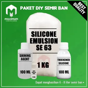 Paket Hemat DIY Semir Ban / Silicon Emulsion / Biang Semir Car Wash