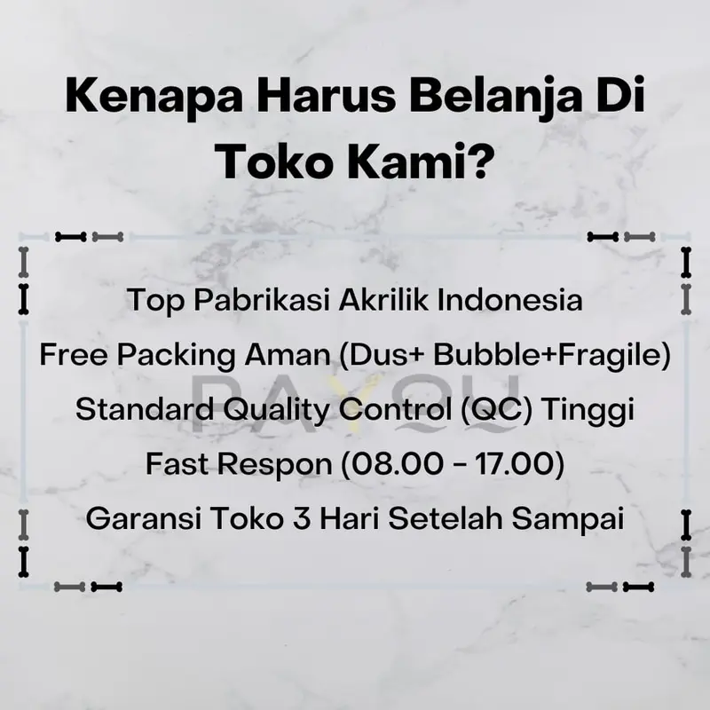 Acrylic Standing A6 Type L Potrait/ Tempat QRIS/ Tempat Brosur/ Tempat Menu/ Tempat No Meja Kantor 2