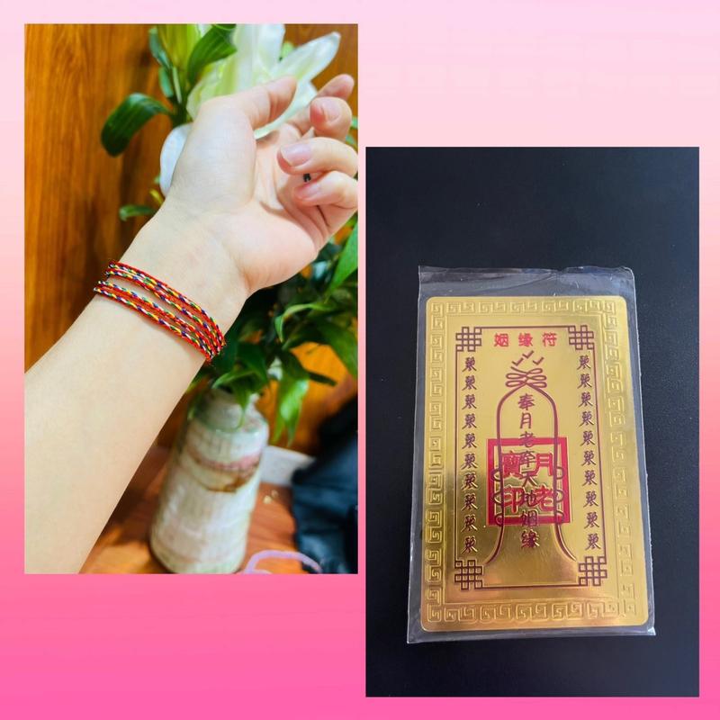 Vòng Tay Chỉ Đỏ Nữ Nam Freesize Đều Mang Được Đeo Tay - Tặng 1 Miếng Dán Phụ Kiện Trang Trí Ốp Điện Thoại