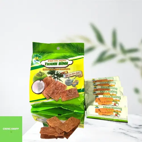 KẸO DỪA NƯỚNG NGUYÊN BỊ, BÁNH DỪA NƯỚNG