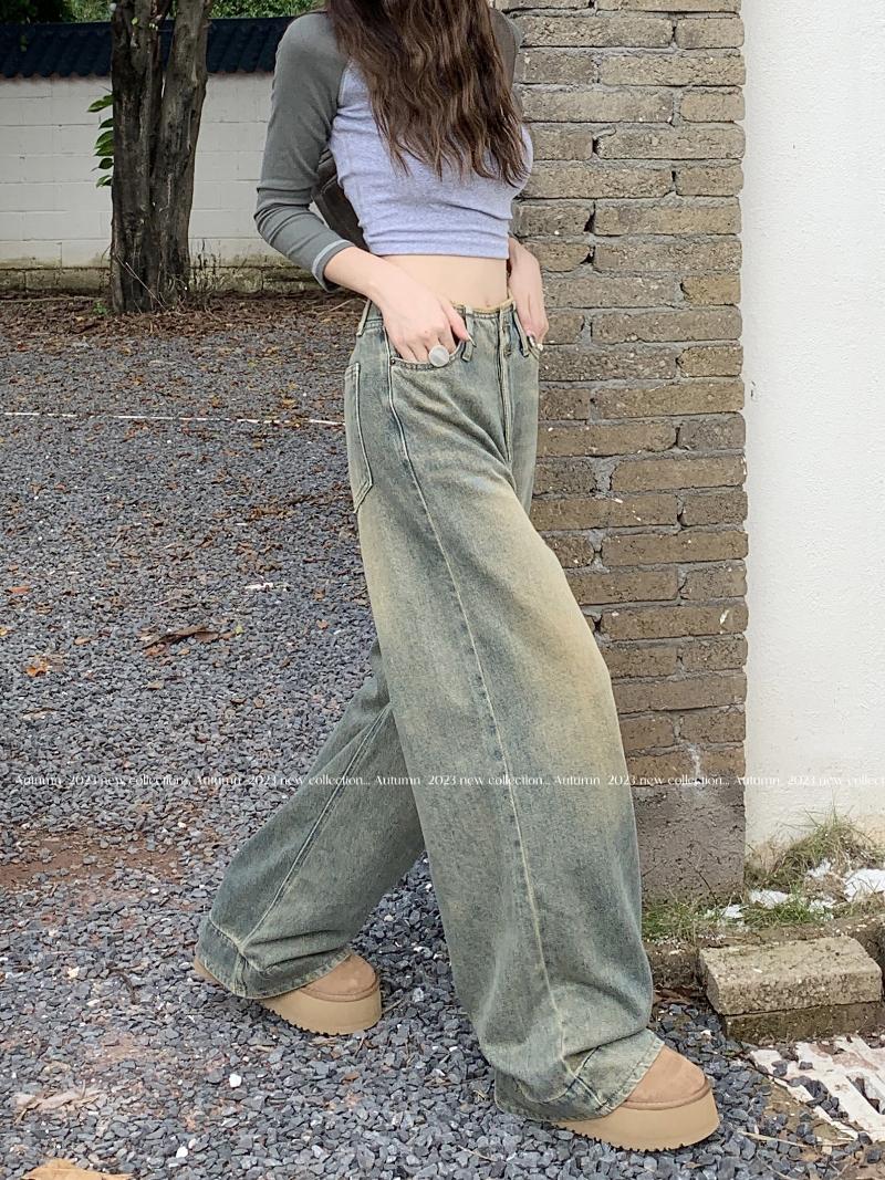 Product Introduction of Quần Denim Cổ Điển Cạp Cao Ống Rộng, "Motel7" 20