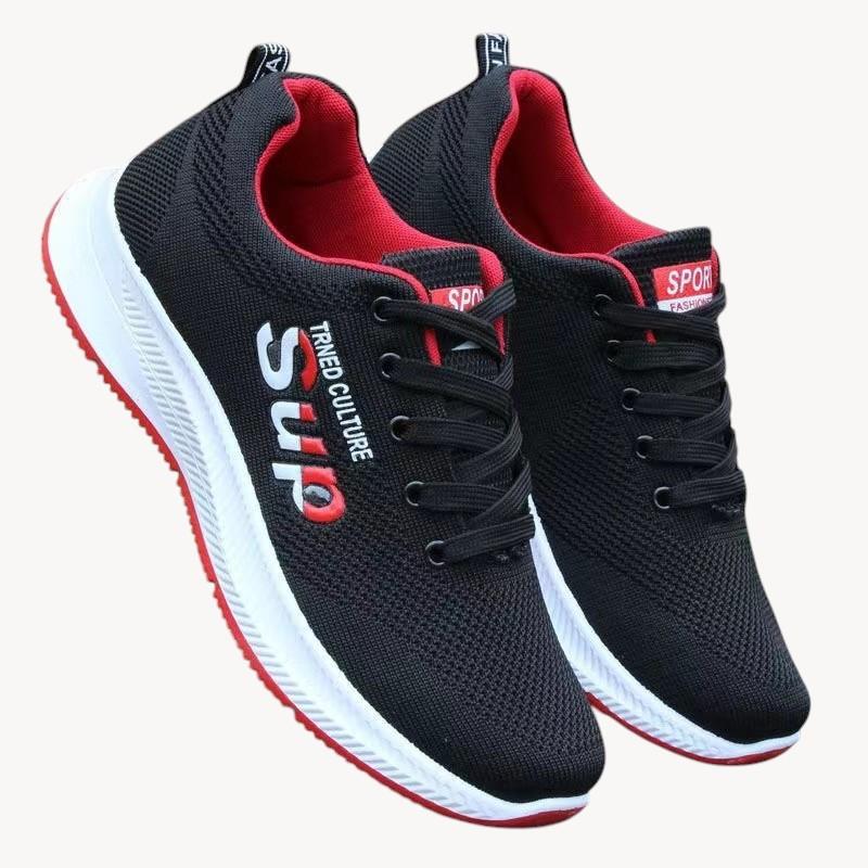 Giày thể thao nam sneakers ABU phong cách Hàn quốc thoáng khí khử mùi ....Asora Shop Leather Đế Bằng