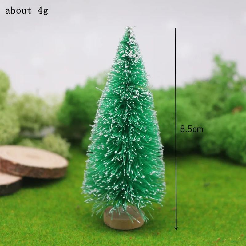 Product Introduction of 1Pc 1:12 Dollhouse Miniature Christmas Tree Cedar Tree Snowflake Pine Needle Tree Doll House Garden Decor Toy Accessories 26