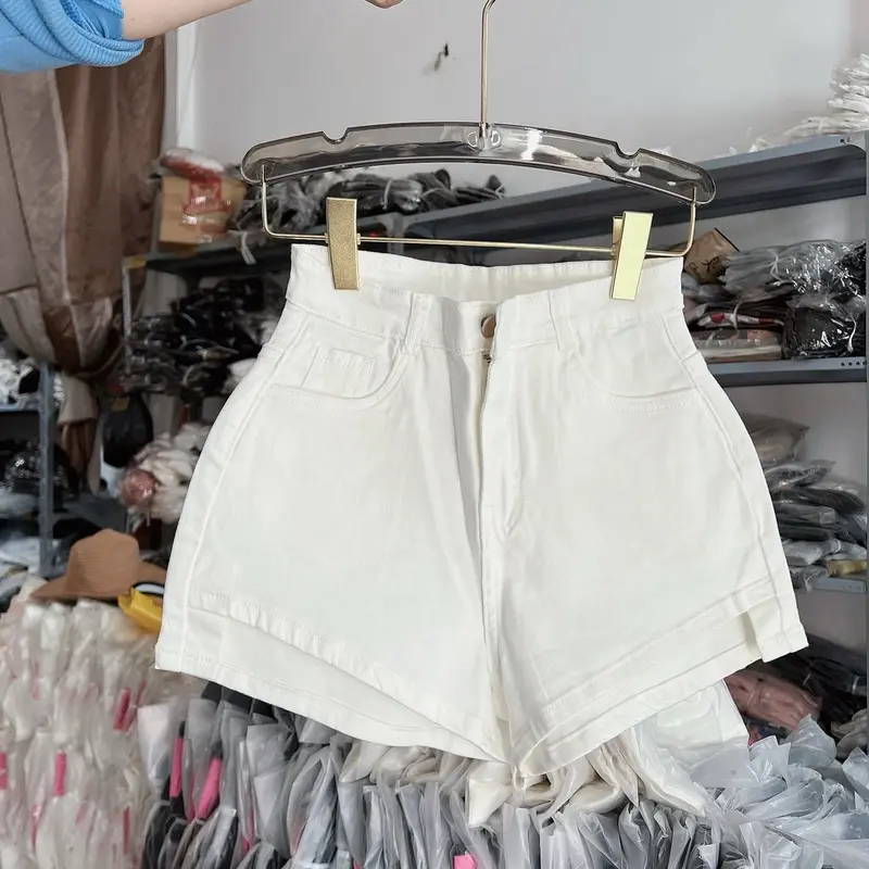 Quần socc jeans trơn ôm dáng cạp cao Co Giản -199/Kim Uyên BTQ 5