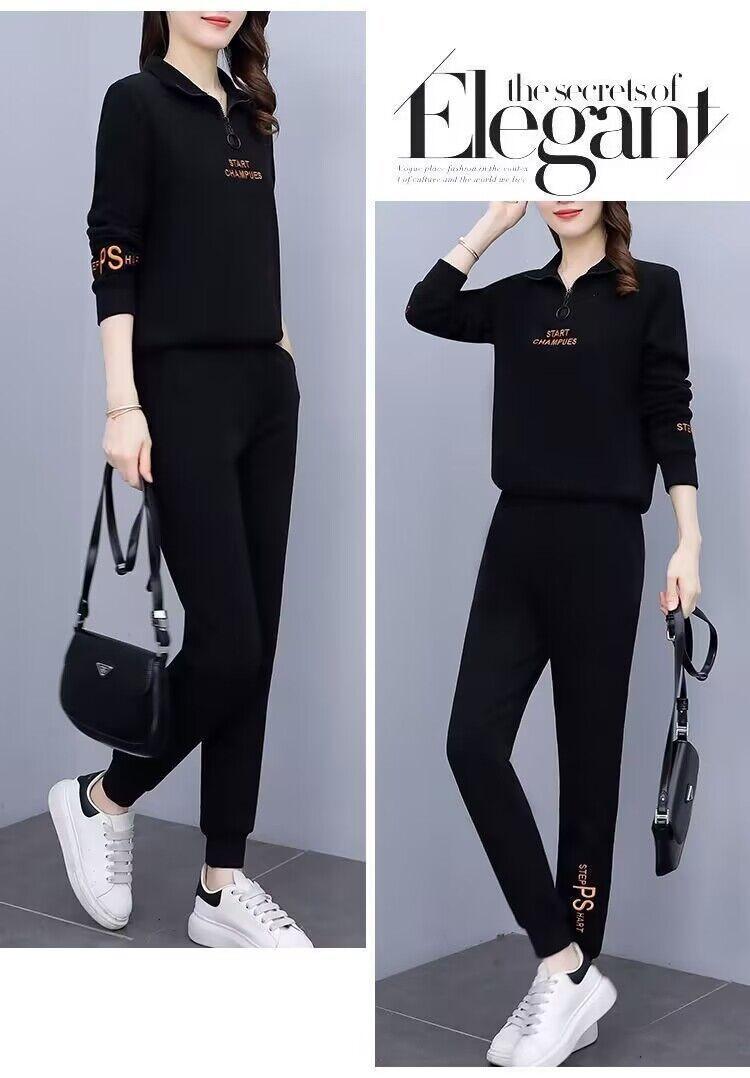 Product Introduction of Bộ Đồ Thể Thao Bộ Hai Món Áo Len Thời Trang Đi Chơi Đầu Xuân Thanh Lịch Trông Trẻ Trung Phong Cách Phương Tây Mới Mùa Xuân Và Mùa Thu 2023 Cho Nữ 5