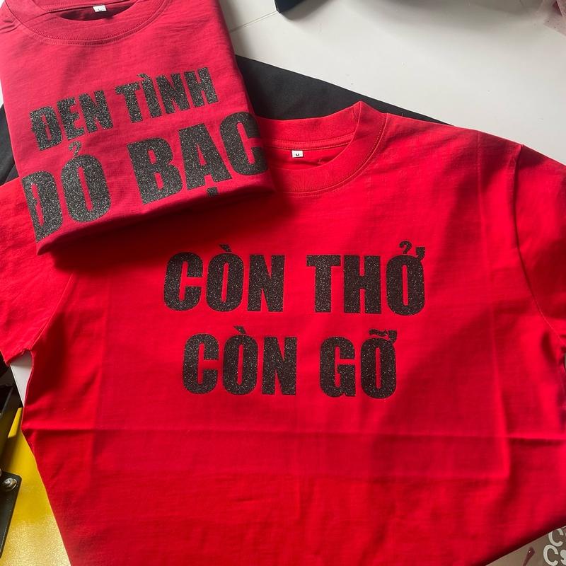 Áo Thun Còn Thở Còn Gỡ Cotton 100% 2 Chiều Co Giãn 260gsm Chất Lượng Cao 2