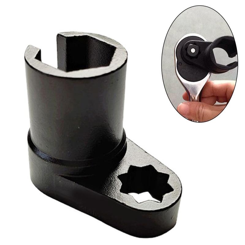 22mm Car Offset Oxygen Sensor Socket Wrench 3/8inch Drive O2 Remover ...
