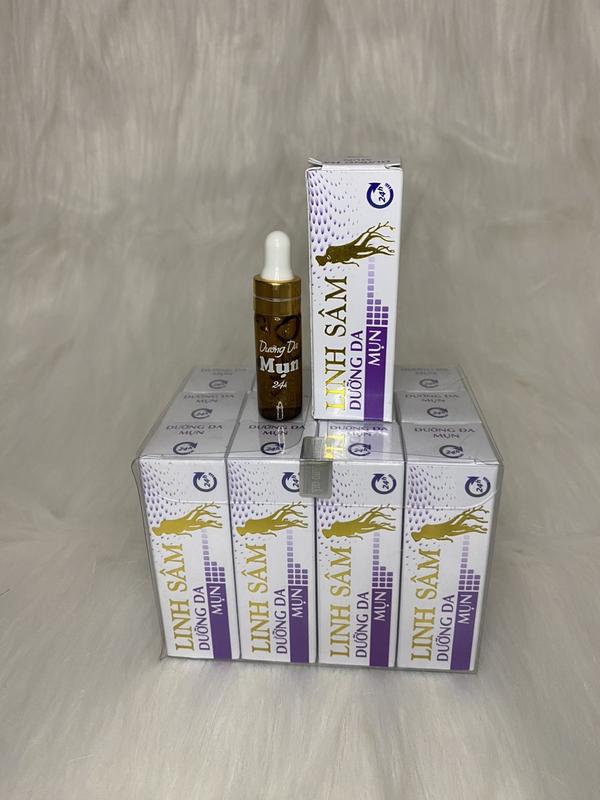 Sỉ 12 Típ Serum Dưỡng Da Mụn Linh Sâm 24h 5ml