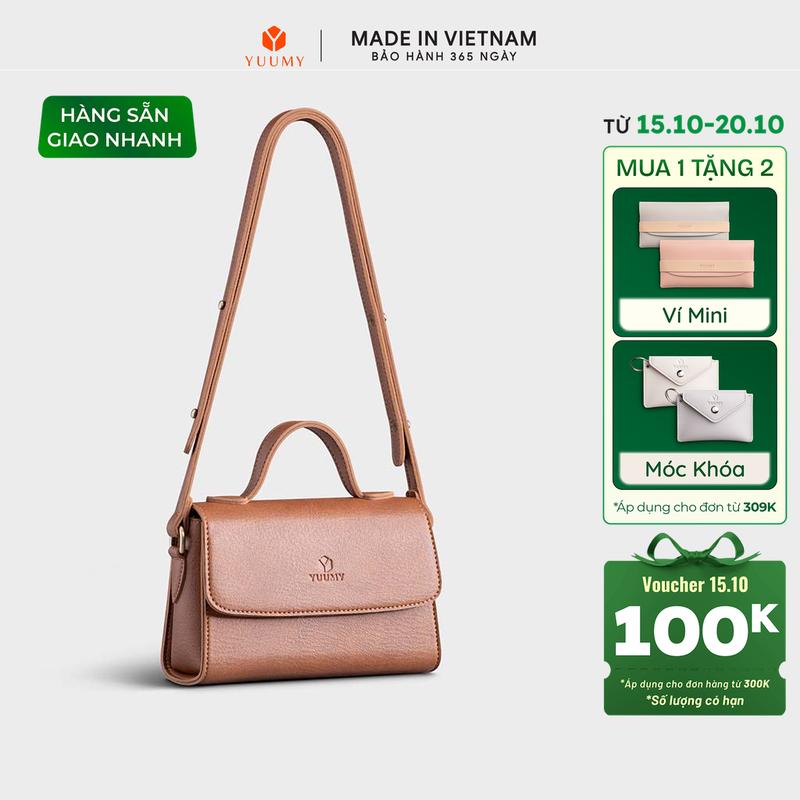 Túi Yuumy (Thời trang nữ mini - Túi đeo chéo da Bergen YN179)