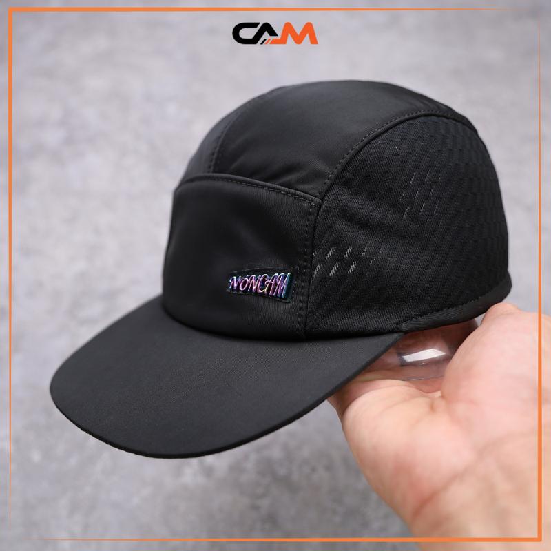 [CHÍNH HÃNG] Mũ NÓN CAM Vải Dù Phối Lưới XM Đen Basic