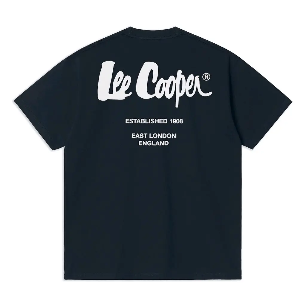 Kaos Pendek Pria Distro Lee Cooper Hitam Katun T-Shirt Cowok Combed