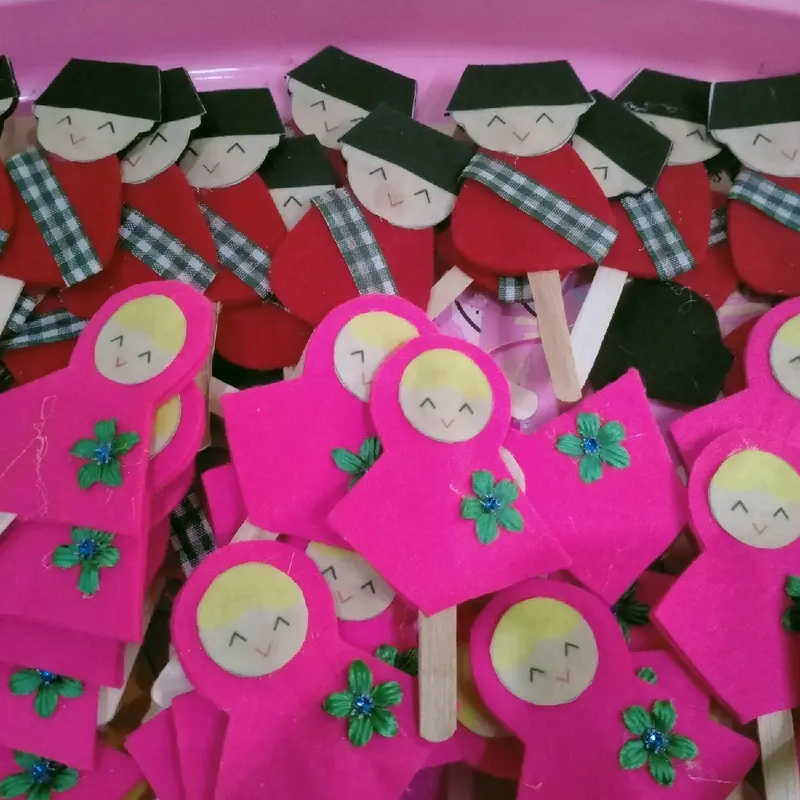 stik karakter absensi//karakter hijab//stik absen/pelengkap absen anak SD 8