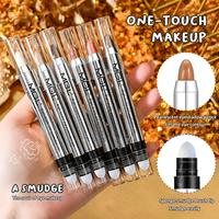 Gambar MGL Eyeshadow Crayon Double-End 05 Peach Pink – Soft Feminine Peach Pink Color Pigmented Lasting dari MGL Official Store Kab. Tangerang 3 Tokopedia