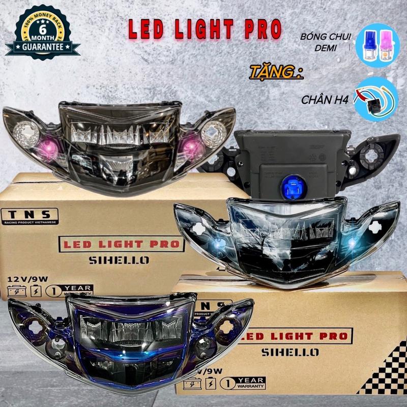 Pha đèn 2 tầng sirius - Led Light Pro sihello [Tặng demi] PHỤ KIỆN XE MÁY