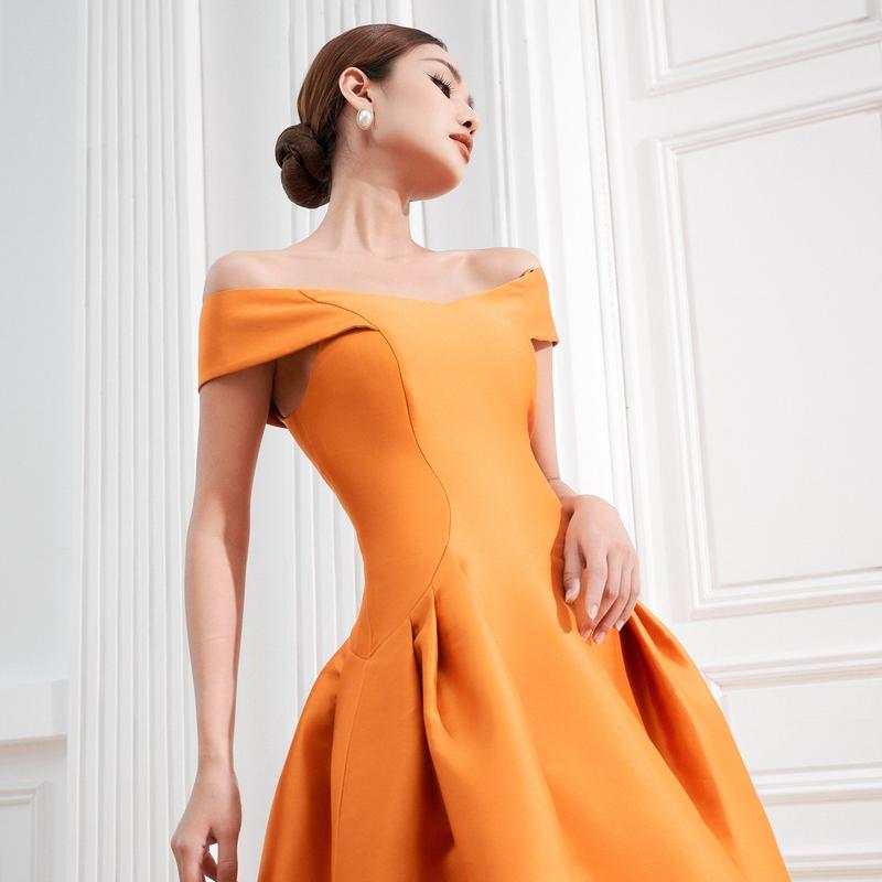 Đầm xòe vai trễ HeraDG WDPBB2009 2