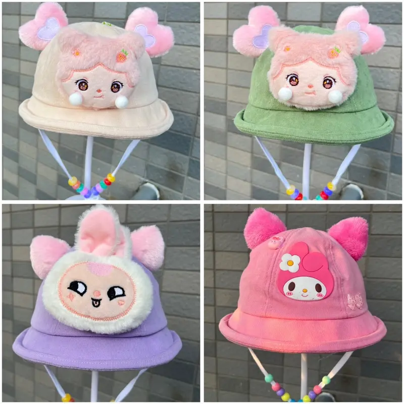 (8-11kg) 1-2 tuổi Nón Melody/ Baby Three Xinh Yêu Cho Bé Gái Tặng Kèm Dây Gắn Hạt