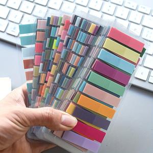 Nota Adhesiva Transparente, 3200 piezas/set 16 Estilos de Colores Retro y Fluorescentes en Mascotas, Pestañas de Índice, Notas de Variados Colores, Pegatinas, Etiquetas de Instrucciones